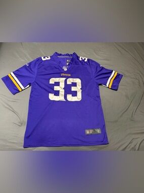 Size XL Mens Nike Minnesota Vikings #33 Dalvin Cook Jersey Purple NFL